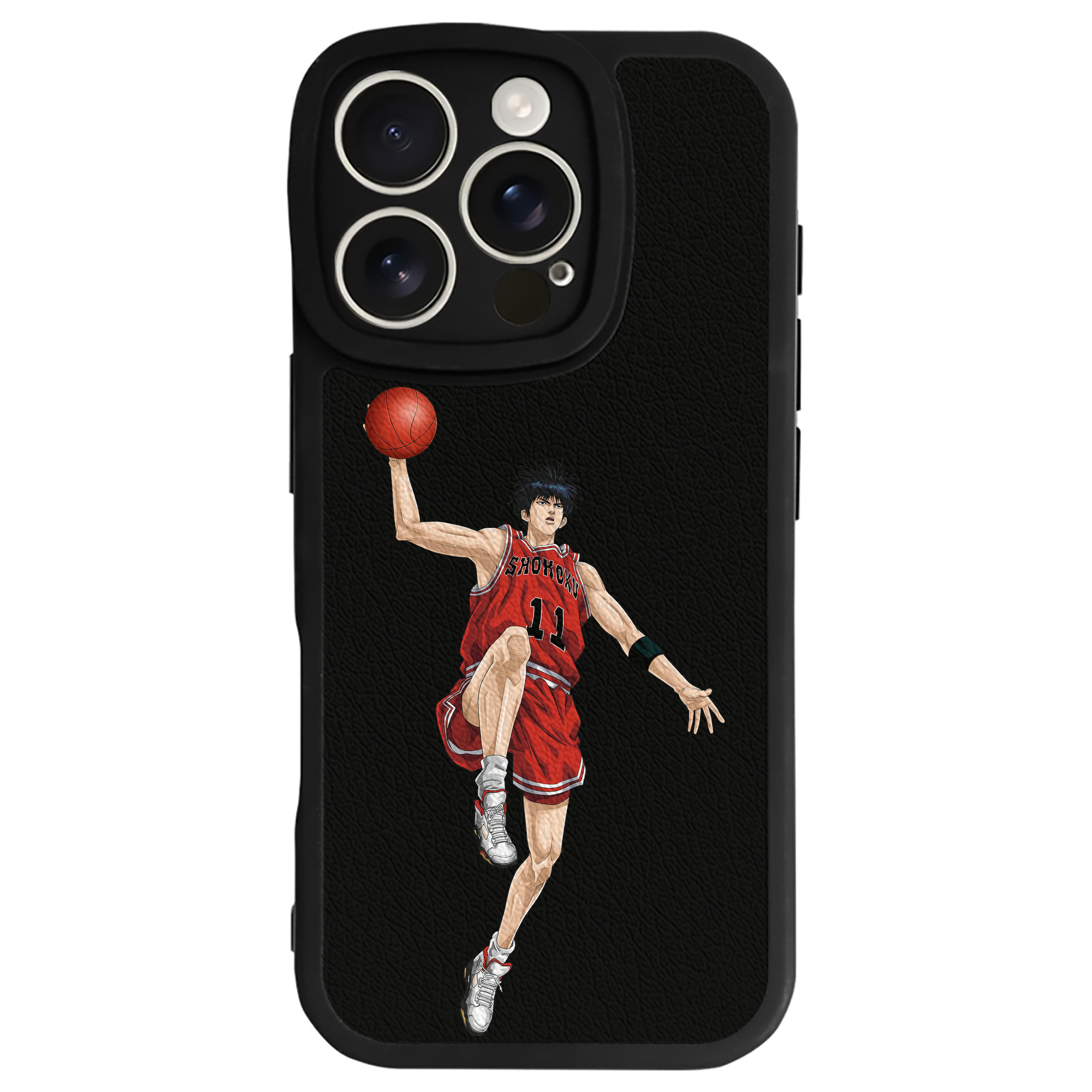 （画像用） SLAM DUNK／スラムダンク 【iPhone 16シリーズ対応】シリコンスマホケース（レザー調） 材質：シリコン